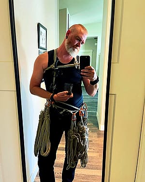 Something different today. Let me introduce you to...the Rigger's Harness'