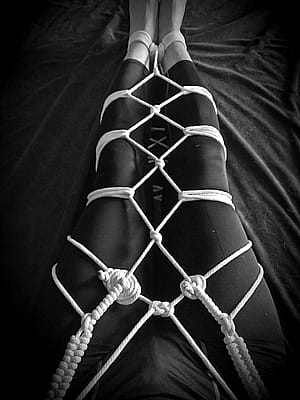 Selfbondage Leg Cage'