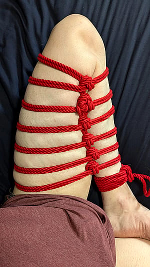 I got my first set of POSH ropes, starting with a basic futo to get used to them'